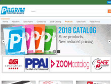 Tablet Screenshot of pilgrimplastics.com